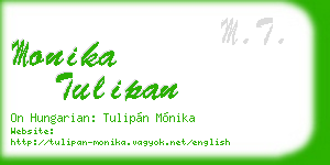monika tulipan business card